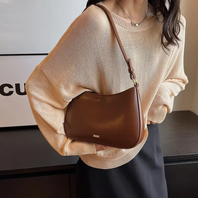 Red Underarm Shoulder Bags For Women New Texture Leather Crossbody Bag Luxury Designer Wedding Bride Handbags Sling Bag